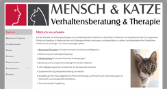 Desktop Screenshot of mensch-und-katze.de