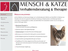 Tablet Screenshot of mensch-und-katze.de